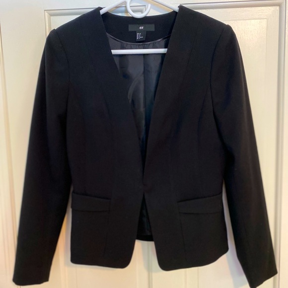 H&M Blazer/jacket without lapels - Size 8